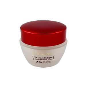 3W Clinic Collagen Regeneration Cream 60ml with hydrolyzed collagen and peptides for firming and anti-aging care