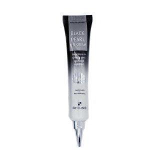 3W Clinic Black Pearl Eye Cream 40ml, anti-dark circle and moisturizing eye cream with black pearl, collagen and hyaluronic acid