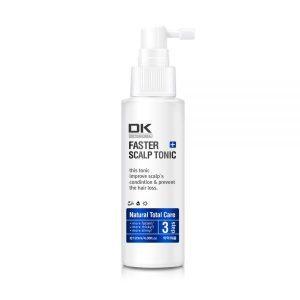 DK Faster Scalp Tonic 120ml bottle for hair loss prevention, scalp hydration, and follicle stimulation