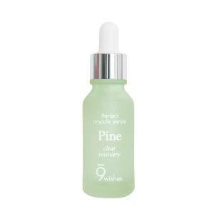 9 Wishes Amazing Pine Ampule Serum for pore care, skin texture refinement, and soothing