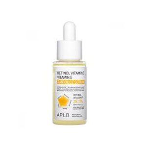 APLB Retinol Vitamin C Vitamin E Ampoule Serum 40ml – Anti-Aging & Brightening Korean Treatment