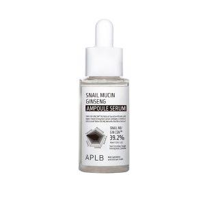 APLB Snail Mucin Ginseng Ampoule Serum 40ml – Repairing & Firming Korean Treatment Serum