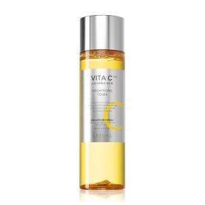 Missha Vita C Plus Brightening Toner 200ml bottle for brightening, refining pores, and evening skin ton