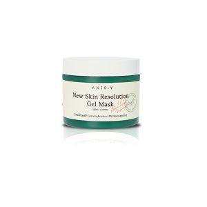 AXIS-Y New Skin Resolution Gel Mask 100ml with Centella, Mugwort, and Niacinamide for calming and brightening sensitive skin