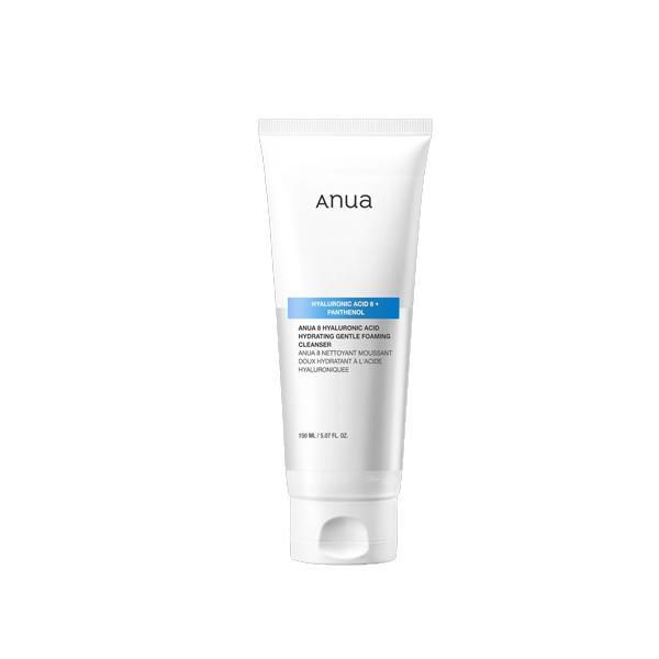 Anua 8 Hyaluronic Acid Hydrating Gentle Foaming Cleanser 150ml – Moisture-Retaining & Skin-Soothing Korean Face Wash
