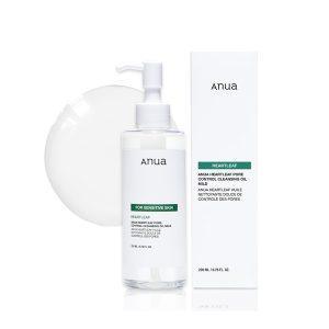 Anua Heartleaf Pore Control Cleansing Oil Mild 200ml – Gentle & Pore-Clearing Korean Oil Cleanser