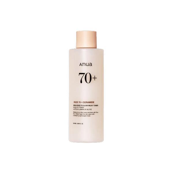 Anua Rice 70 Glow Milky Toner 250ml – Brightening & Hydrating Korean Toner for Radiant Skin