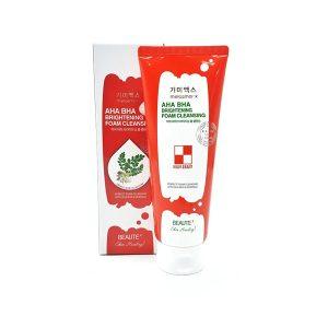 Beaute Melasma X AHA-BHA Brightening Foam Cleansing 160ml – Exfoliating Face Wash