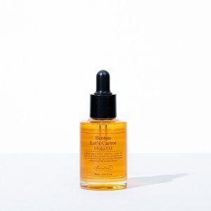 Benton Let's Carrot Multi Oil 30ml bottle for deep nourishment, skin elasticity, and multi-purpose hydration