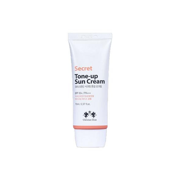 Christian Dean Secret Tone-up Sun Cream SPF50+ PA+++ for brightening, UV protection, and makeup base