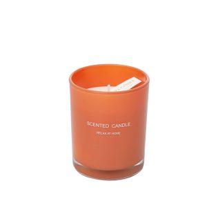 Citta Orange Bathed in Wind Soy Candle in glass jar for home decoration and refreshing aromatherapy