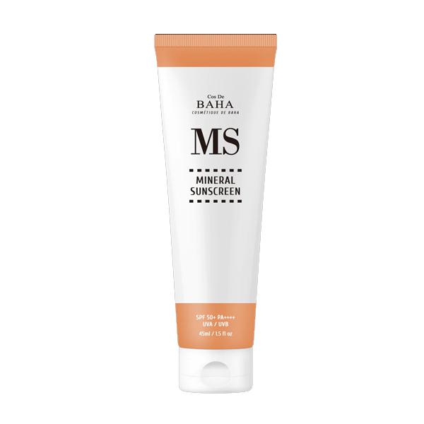 - Cos De Baha MS Sunscreen SPF 50+ PA++++ – 45ml Broad-Spectrum UV Protection Cream