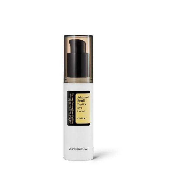 Cosrx Advanced Snail Peptide Eye Cream 25ml for brightening, hydrating, and anti-aging eye care
