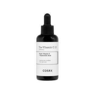 COSRX The Vitamin C 13 Serum 20ml with 13% pure vitamin C and hyaluronic acid for brightening, antioxidant care, and pigmentation reduction