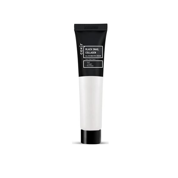 Coxir Black Snail Collagen All In One Eye Cream 30ml for anti-wrinkle and brightening eye care
