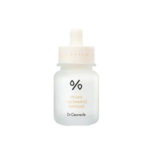 Dr.Ceuracle Vegan Niacin & Rice Ampoule 30ml – Brightening & Barrier-Strengthening Korean Serum