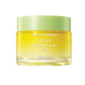 Goodal Green Tangerine Vita C Dark Spot Care Cream for brightening, pigmentation reduction, and skin tone correction