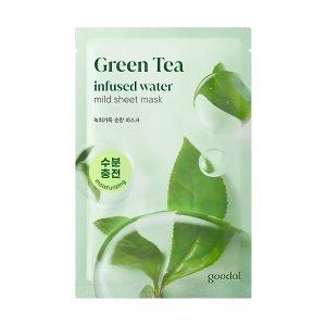 Goodal Green Tea Infused Water Mild Sheet Mask 20g – Soothing & Hydrating Korean Sheet Mask