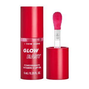 I DEW CARE Glow Easy Pomegranate Vitamin C Lip Oil 6ml – Hydrating & Glow-Boosting Korean Lip Treatment