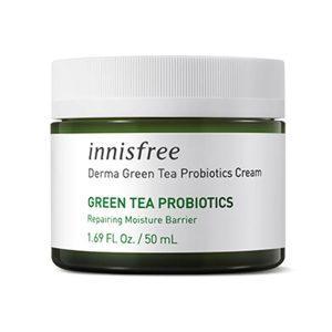 Innisfree Derma Green Tea Probiotics Cream 50mL – soothing moisturizer for sensitive skin