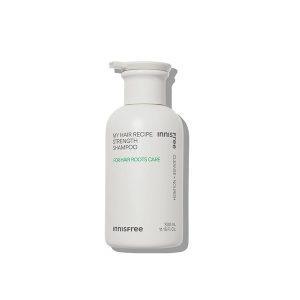 Innisfree My Hair Recipe Strength Shampoo 330ml bottle for strengthening hair roots and reducing hair fall