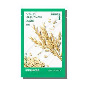 Innisfree Oatmeal Energy Mask 22ml – Nourishing & Comforting Korean Sheet Mask