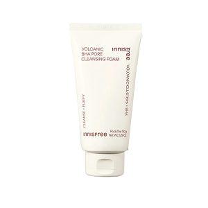 Innisfree Volcanic BHA Pore Cleansing Foam 150g for oily and acne-prone skin with volcanic ash and salicylic acid
