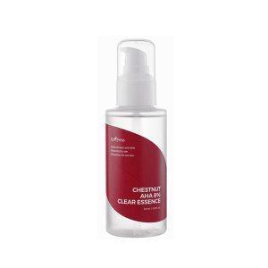Isntree Chestnut AHA 8% Clear Essence for exfoliation, pore care, and skin texture refinement