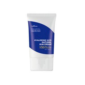 Isntree Hyaluronic Acid Natural Sun Cream SPF50+ PA++++ for UV protection, hydration, and sensitive skin care