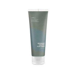 Isntree Mugwort Calming Clay Mask 100ml wash-off mask for oily, acne-prone, and sensitive skin