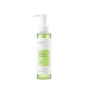 iUNIK Centella Green Fresh Cleansing Oil for makeup removal, pore care, and sensitive skin soothing