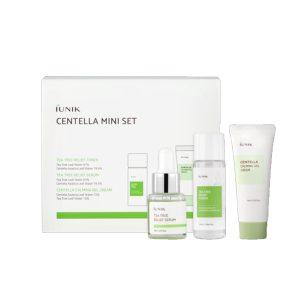 iUNIK Centella Mini Set with toner, serum, and gel cream for sensitive skin