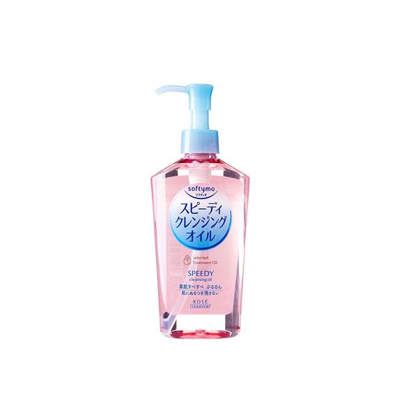 Kose Softymo Speedy Cleansing Oil 240ml – Lightweight & Makeup-Melting Japanese Oil Cleanser