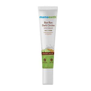 Mamaearth Bye Bye Dark Circles Eye Cream 20g – Brightening & Soothing Natural Eye Treatment