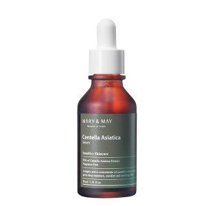 Mary & May Centella Asiatica Serum bottle with 95% Centella extract for sensitive skin