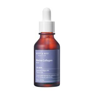 MARY & MAY Hyaluronics Serum bottle with multi-molecular hyaluronic acid for deep hydration