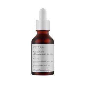 Mary & May Niacinamide + Chaenomeles Sinensis Serum 30ml for brightening, oil control, and antioxidant care