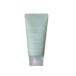 Mary&May CICA TeaTree Soothing Wash-Off Pack – 30g Mini Jar 2.Image Description Compact green jar of Mary&May CICA TeaTree Wash-Off Pack placed on a clean background with centella leaves, tea tree visuals, and creamy mask texture. 3.Meta Title Mary&May CICA TeaTree Wash-Off Pack – Calming & Pore Care | 30g 4.Meta Description Soothing clay mask with CICA and tea tree to calm irritation, control oil, and refine pores. Ideal for sensitive, acne-prone skin. 5.Product Short Description A calming wash-off mask with centella and tea tree to soothe, purify, and balance oily or sensitive skin—perfect for daily or weekly care. 6.Product Long Description Mary&May CICA TeaTree Soothing Wash-Off Pack is a gentle clay-based mask formulated to calm inflammation, control excess oil, and refine pores. Infused with centella asiatica and tea tree extract, it’s ideal for sensitive, acne-prone, or irritated skin. The 30g mini jar is perfect for travel or trial use. 🌿 Key Benefits: - 🌱 Centella Asiatica (CICA) – Soothes redness and supports healing - 🌿 Tea Tree Extract – Purifies pores and controls acne-causing bacteria - 💧 Kaolin & Bentonite Clays – Absorb excess oil and detoxify skin - 🌸 Non-Drying Formula – Leaves skin soft and balanced - 🧬 Fragrance-Free & Vegan – Safe for sensitive and reactive skin - ✨ Mini Size – Convenient for travel or sampling 📌 How to Use: - Apply an even layer to clean, dry skin. - Leave on for 10–15 minutes. - Rinse thoroughly with lukewarm water. - Follow with toner and moisturizer. 🧪 Ingredients: Centella Asiatica Extract, Melaleuca Alternifolia (Tea Tree) Leaf Extract, Kaolin, Bentonite, Glycerin, Panthenol, Allantoin, Tocopherol, Aqua Let me know if you'd like this in Bengali, HTML format, or batch listings for other Mary&May products. I can also prep WooCommerce-ready rows or CSV blocks for bulk import.
