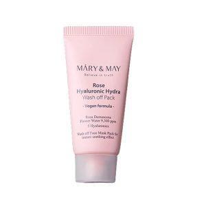 Mary&May Rose Hyaluronic Hydra Wash-Off Pack – 30g Mini Jar 2.Image Description Elegant pink-toned jar of Mary&May Rose Wash-Off Pack placed on a clean background with rose petals, hydration icons, and creamy texture visuals. 3.Meta Title Mary&May Rose Hyaluronic Hydra Pack – Hydrating Wash-Off Mask | 30g 4.Meta Description Soothing wash-off mask with rose petals and hyaluronic acid to hydrate, calm, and refresh skin. Ideal for dry, dull, or sensitive skin types. 5.Product Short Description A creamy wash-off mask with real rose petals and hyaluronic acid to hydrate, soothe, and brighten—perfect for a quick skin refresh. 6.Product Long Description Mary&May Rose Hyaluronic Hydra Wash-Off Pack is a gentle, hydrating mask infused with real rose petals and multiple types of hyaluronic acid. Its creamy texture glides smoothly onto the skin, delivering instant moisture and calming benefits. Ideal for dry, dull, or sensitive skin, this mini 30g jar is perfect for travel or trial use. 🌿 Key Benefits: - 🌹 Real Rose Petals – Calm irritation and add a natural glow - 💧 Hyaluronic Acid Complex – Deeply hydrates and plumps the skin - 🌸 Creamy Wash-Off Texture – Easy to apply and rinse without residue - 🧬 Brightens & Softens – Improves skin tone and texture - 🛡️ Fragrance-Free & Vegan – Safe for sensitive skin - ✨ Mini Size – Convenient for travel or sampling 📌 How to Use: - Apply an even layer to clean, dry skin. - Leave on for 10–15 minutes. - Rinse thoroughly with lukewarm water. - Follow with toner and moisturizer. 🧪 Ingredients: Rosa Damascena Flower Extract, Rose Petals, Sodium Hyaluronate, Glycerin, Kaolin, Allantoin, Panthenol, Tocopherol, Aqua Let me know if you'd like this in Bengali, HTML format, or batch listings for other Mary&May products. I can also prep WooCommerce-ready rows or CSV blocks for bulk import.