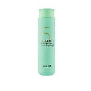 Masil 5 Probiotics Scalp Scaling Shampoo 300ml – Deep-Cleansing & Microbiome-Balancing Korean Scalp Care