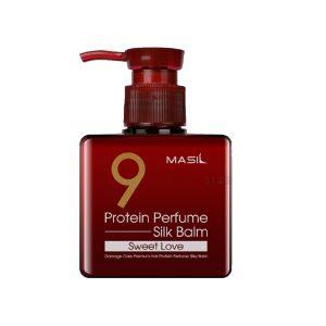 Masil 9 Protein Perfume Silk Balm Sweet Love 180ml – Smoothing & Fragrance-Infused Korean Hair Treatment