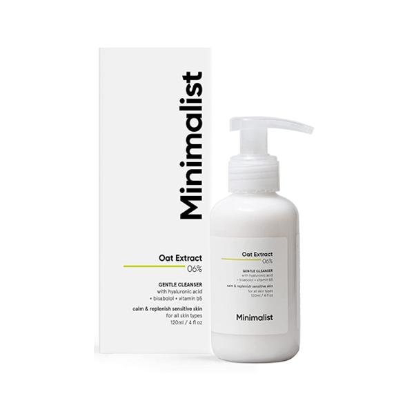 Minimalist Oat Extract 06% Gentle Cleanser – Hydrating & Soothing Face Wash (120ml)