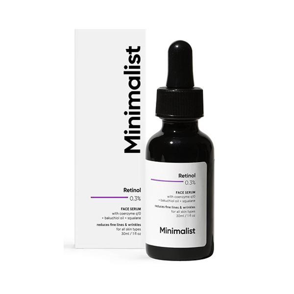 Minimalist Retinol 0.3% Face Serum – Anti-Aging & Skin Renewal Treatment (30ml)