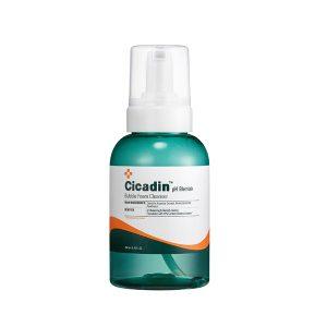 Missha Cicadin pH Blemish Bubble Foam Cleanser 250ml – soothing foam cleanser with Centella Asiatica