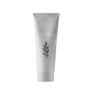 Missha Time Revolution Artemisia Pack Foam Cleanser 150ml tube for deep cleansing, soothing, and purifying sensitive skin