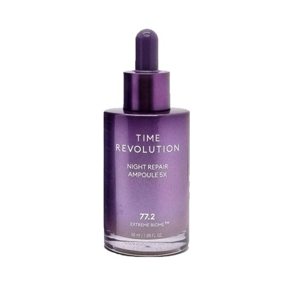 Missha Time Revolution Night Repair Probio Ampoule 5X 50ml, anti-aging probiotic night serum