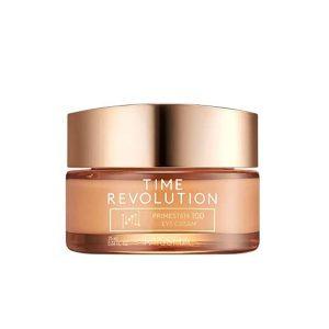 Missha Time Revolution Primestem 100 Eye Cream for wrinkle care, firming, and under-eye rejuvenation