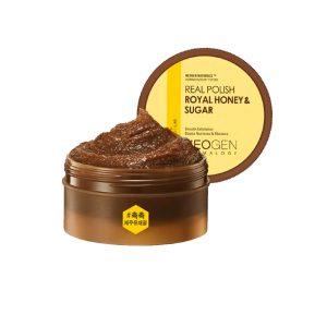 NEOGEN Real Polish Honey & Sugar 100g exfoliating scrub with propolis and natural oils for smooth, glowing skin