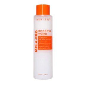 Nineless MELA-PRO Rice & TXA Toner 200ml – Brightening & Tone-Correcting Korean Toner