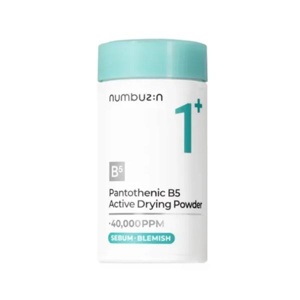 Numbuzin No.1 Pantothenic B5 Active Drying Powder for acne spot care, oil control, and soothing sensitive skin